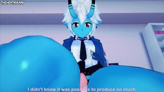 Soukaku Zenless Zone Zero Gives You A Footjob Hentai POV - porn video