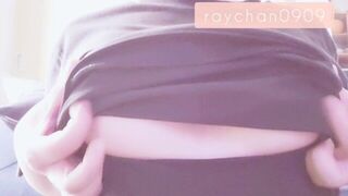 Work while putting up with nipple orgasm - porn video