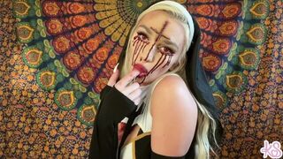 DEMON GIRL FUCKS HERSELF - porn video